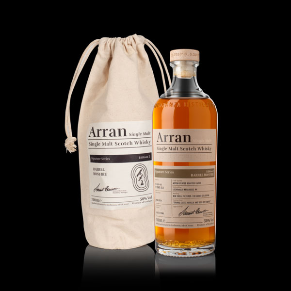 ARRAN 'The Signature Series Edition 2' - Barrel Bonfire Single Malt Scotch  Whisky Bottle (70cl) 50%abv - Dunells