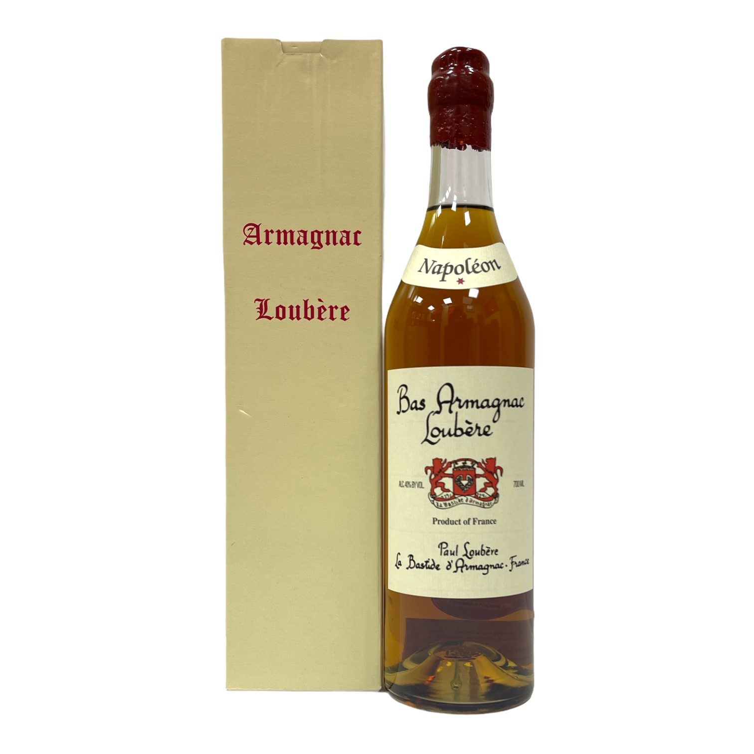 PAUL LOUBERE Cuvee Napoleon Bas Armagnac Bottle (70cl) 40%abv