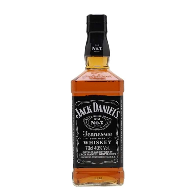 JACK DANIEL'S Black Label Old No.7 Brand Tennessee Sour Mash Whiskey Bottle (70cl) 40%abv Image
