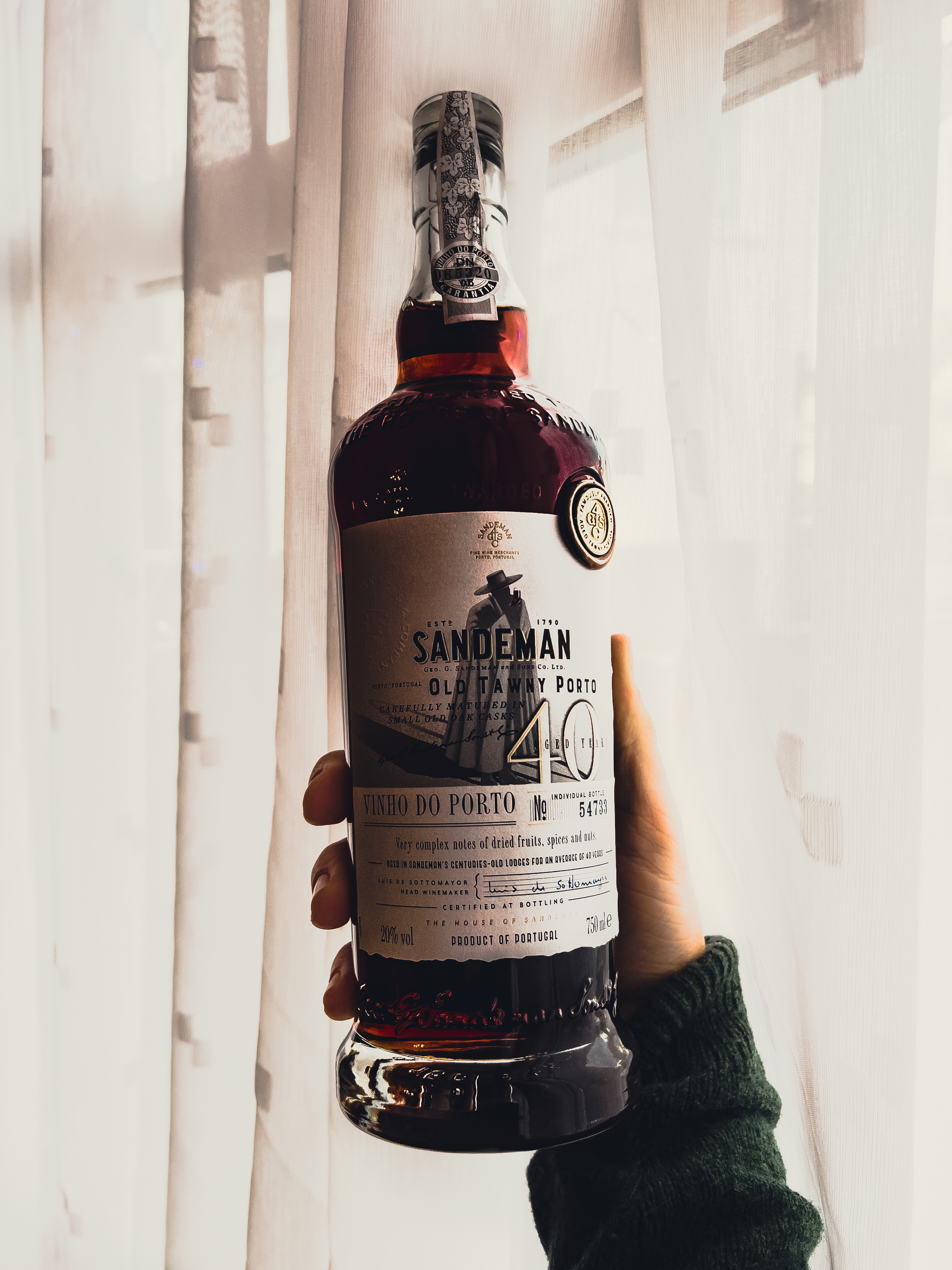 SANDEMAN Tawny Port, 40 Year Old Bottle/vl 20%abv - NO DISCOUNT